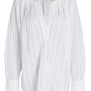 A.L.C. Nomad Eyelet Pleated Top